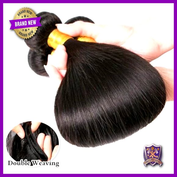 16-22 Inch Brazilian Virgin Hair Extensions 4 Bundles Straight Weave main image 5